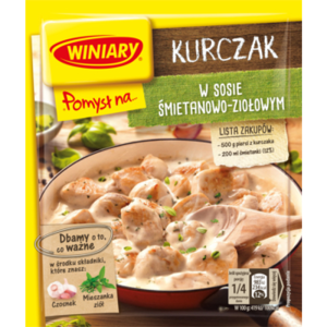 WINIARY Pomysł na... Kurczak w sosie śmietanowo-ziołowym 30g
