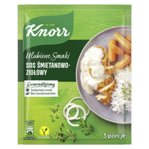Knorr ulubione smaki sos śmietanowo-ziołowy 29 g