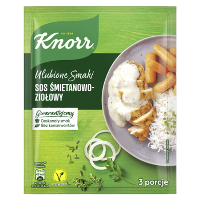 Knorr ulubione smaki sos śmietanowo-ziołowy 29 g