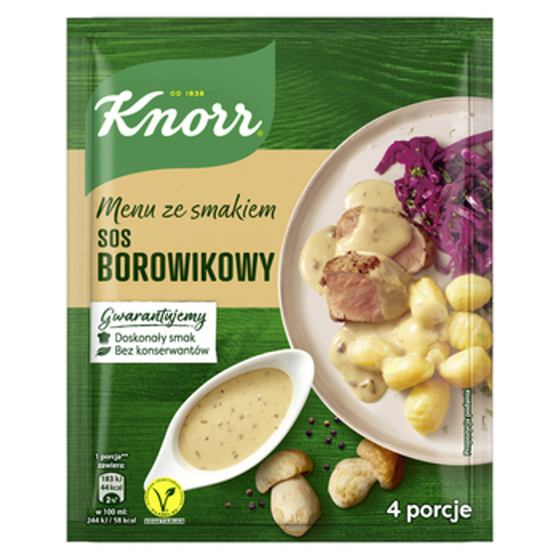 Knorr Menu ze smakiem Sos Sos borowikowy 37 g