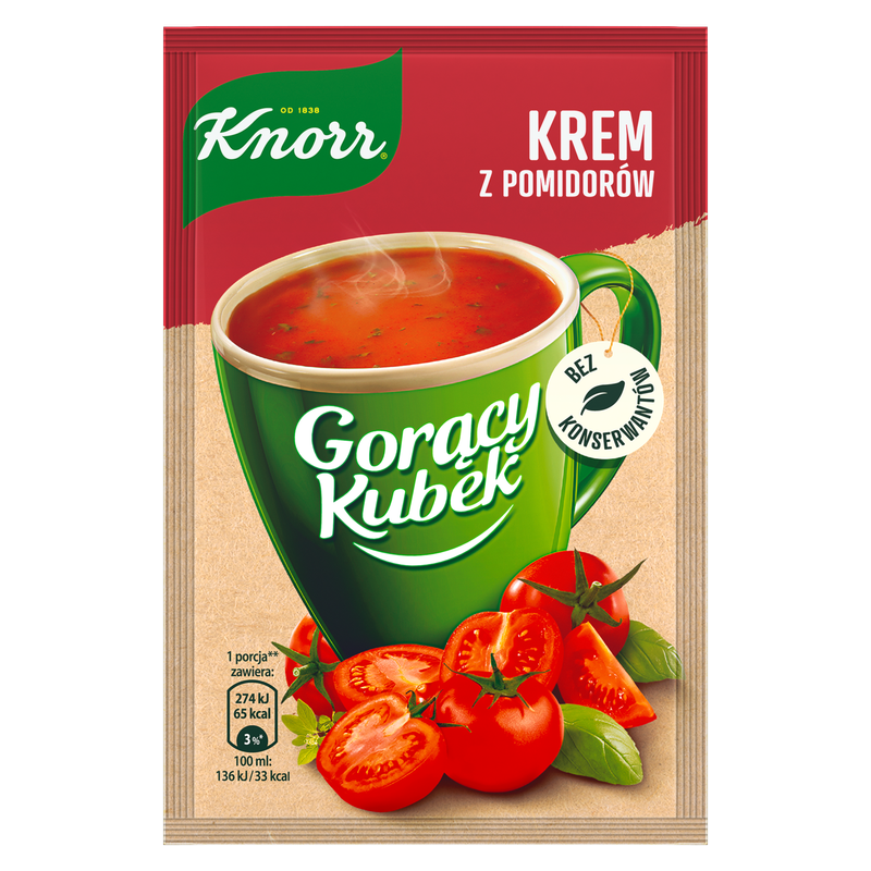 Knorr Gorący Kubek Krem z pomidorów 19g