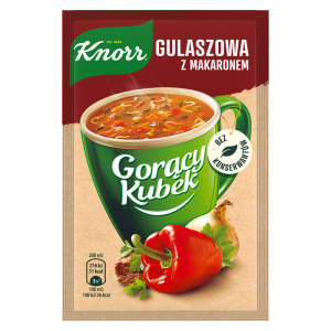 Knorr Gorący Kubek - Gulaszowa z Makaronem Zupa Instant w Proszku 16g