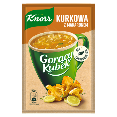 Knorr Gorący Kubek Kurkowa z makaronem 13g