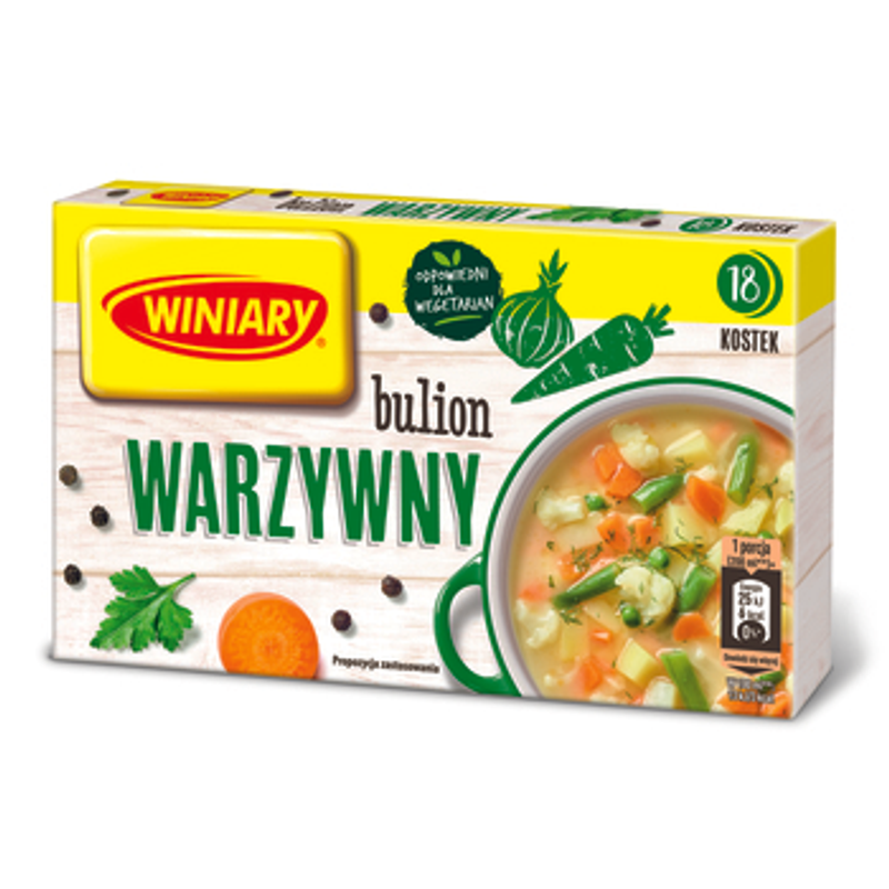 WINIARY Bulion warzywny 18 kostek 180 g