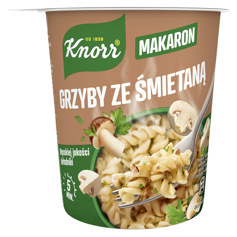 Knorr Makaron grzyby ze śmietaną 59 g