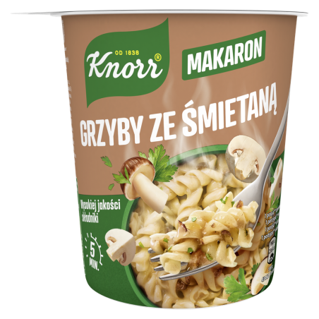 Knorr Makaron grzyby ze śmietaną 59 g