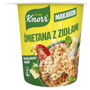 Knorr Danie Makaron Śmietana z ziołami 59g
