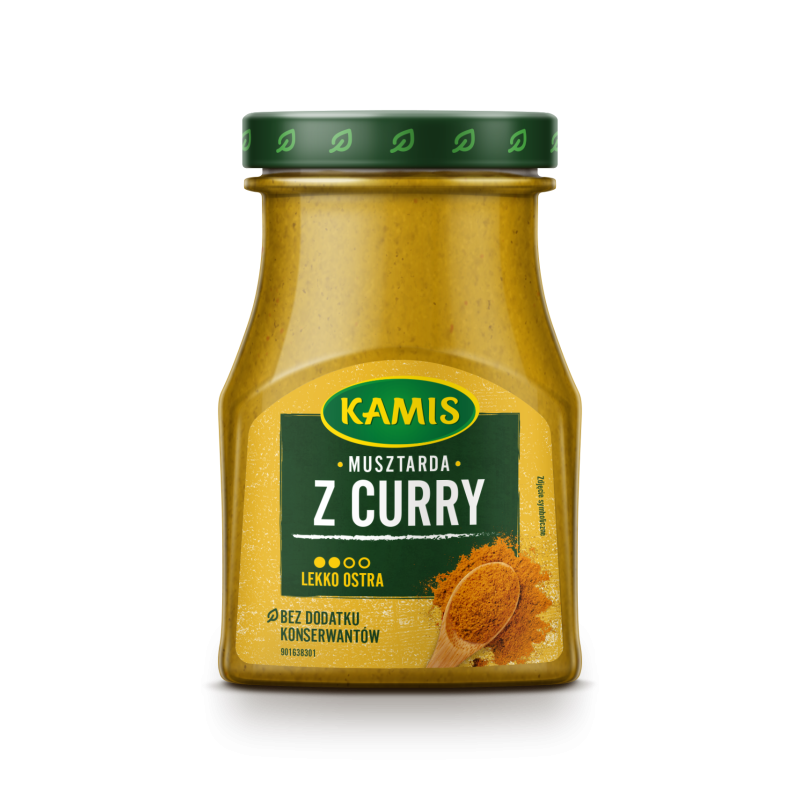 Kamis Musztarda z curry 185 g