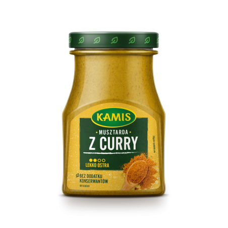 Kamis Musztarda z curry 185 g