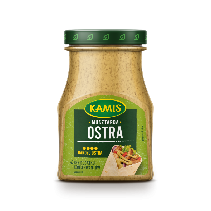 Kamis Musztarda Ostra 180g