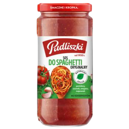 Pudliszki Sos do spaghetti oryginalny 480g