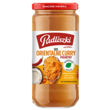 Pudliszki Sos orientalne curry pikantny 480g