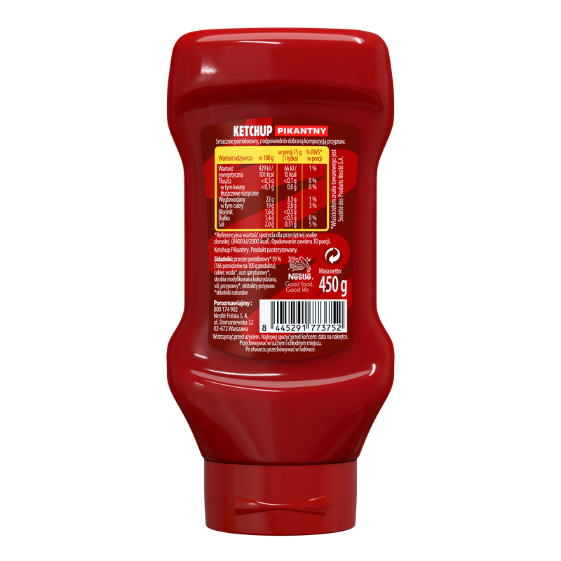 WINIARY Ketchup Pikantny 450g