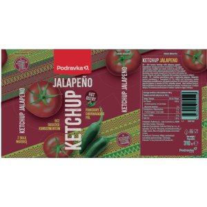 Podravka Ketchup jalapeno 310g
