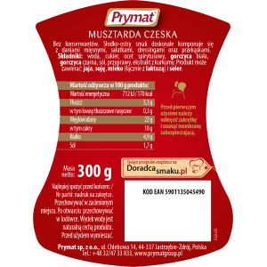 Musztarda czeska 300g Prymat