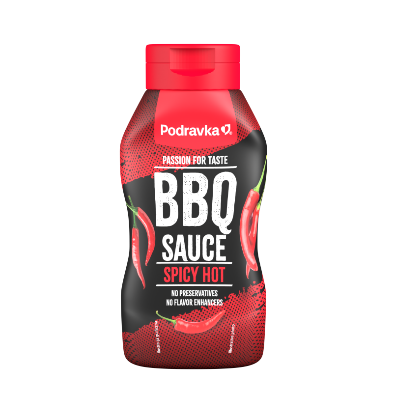 Podravka Sos BBQ z chili średnio ostry 345g