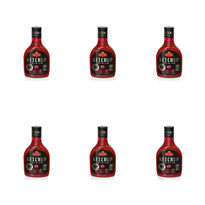 Roleski Ketchup pikantny Premium 465g X6