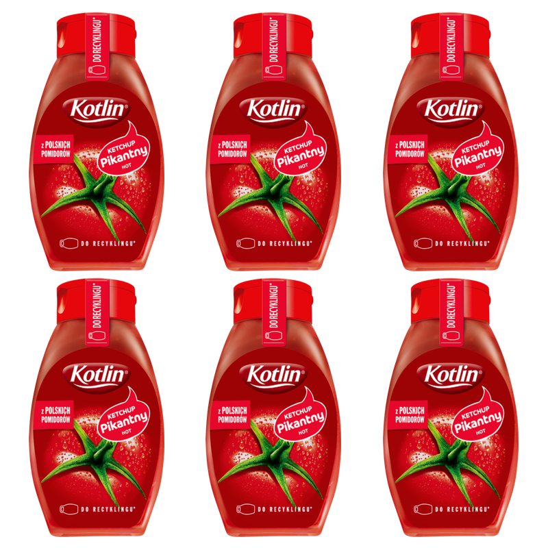 Kotlin Ketchup pikantny 450 g X6