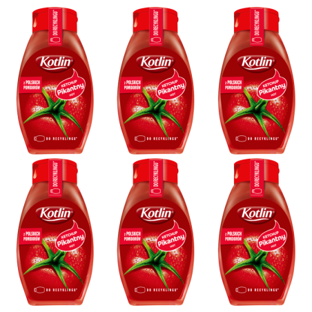 Kotlin Ketchup pikantny 450 g X6