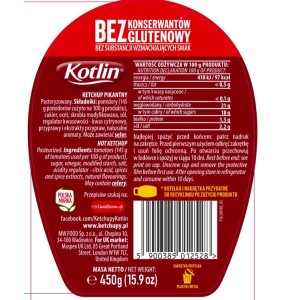 Kotlin Ketchup pikantny 450 g X6