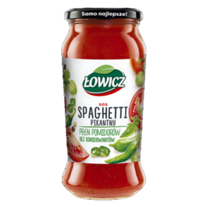 Łowicz Sos spaghetti pikantny 500 g X6