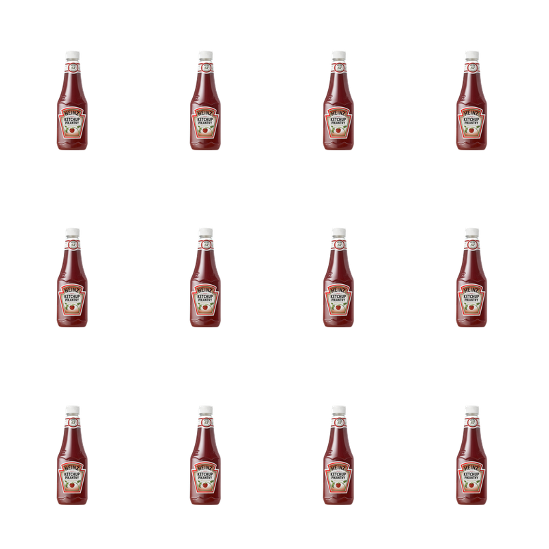 Heinz Ketchup Pikantny - Sos Pomidorowy na Grill Bez Konserwantów 570g X12