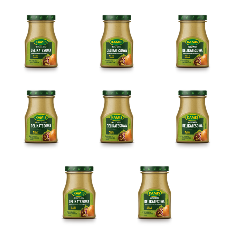 Kamis Musztarda delikatesowa 185 g X8