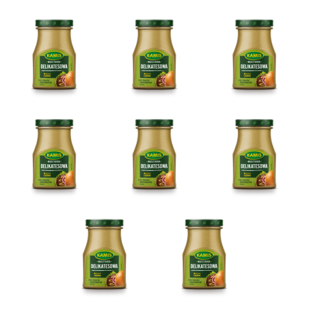Kamis Musztarda delikatesowa 185 g X8