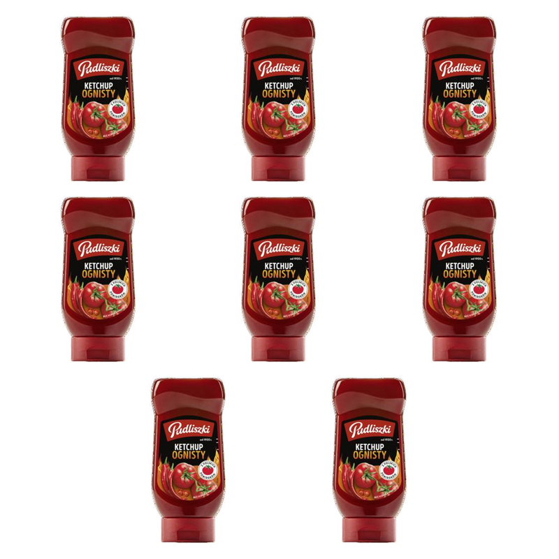 Ketchup Pudliszki Ognisty 480g X8