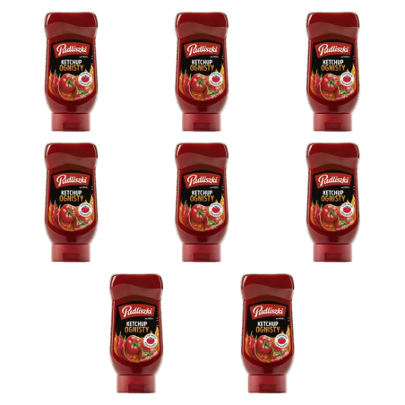 Ketchup Pudliszki Ognisty 480g X8