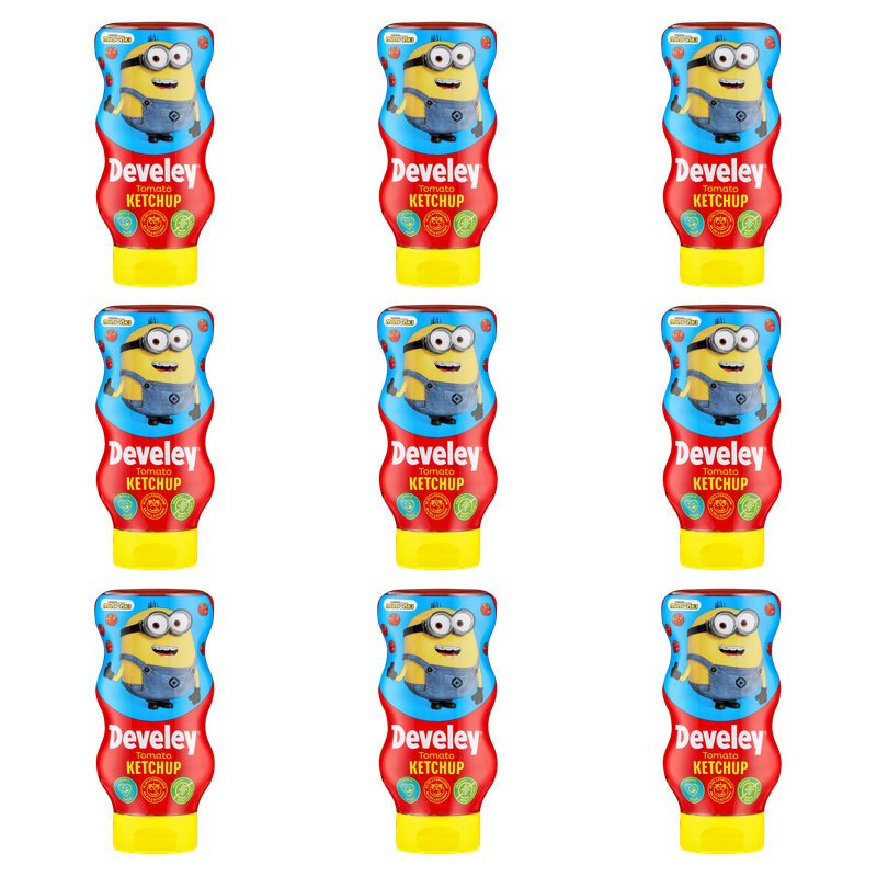Develey Tomato ketchup Minionki 450g X9