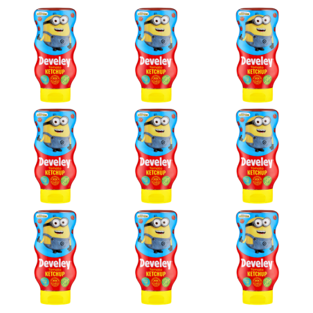 Develey Tomato ketchup Minionki 450g X9