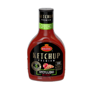 Roleski Ketchup sycylijski do pizzy Premium 465g X6