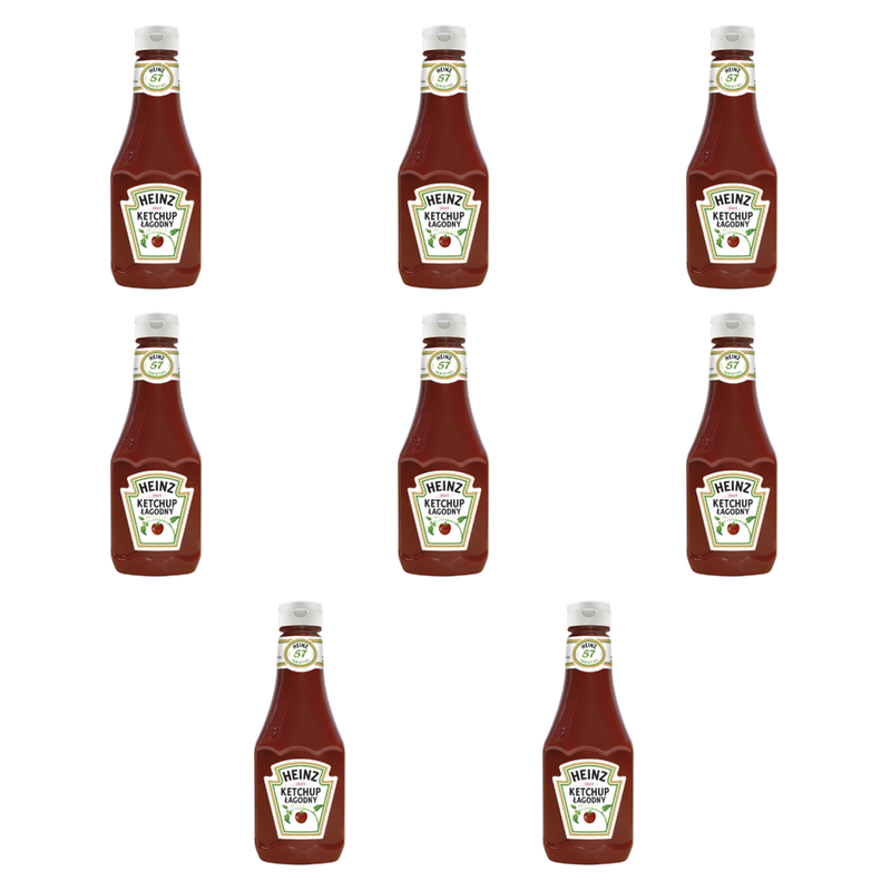 Heinz Ketchup Łagodny 450g X8