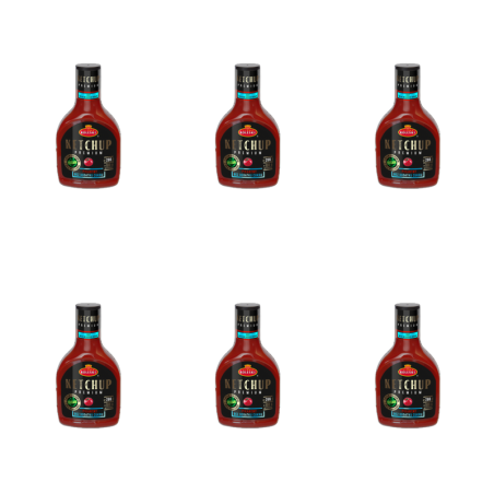 Roleski Ketchup pikantny Premium bez dodatku cukru 425g X6