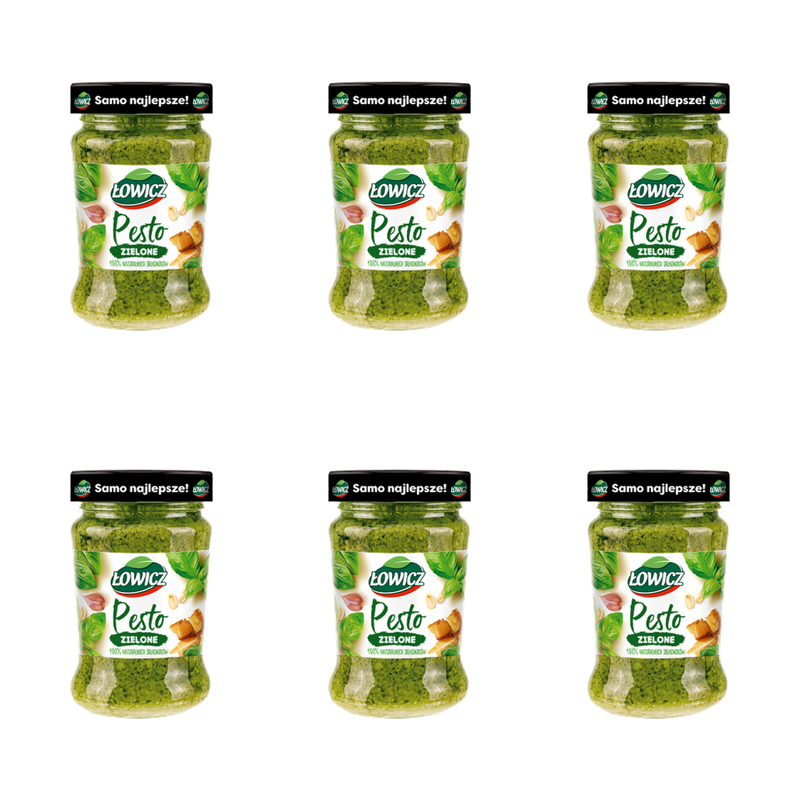 Łowicz Pesto zielone 100% składników 180 g X6