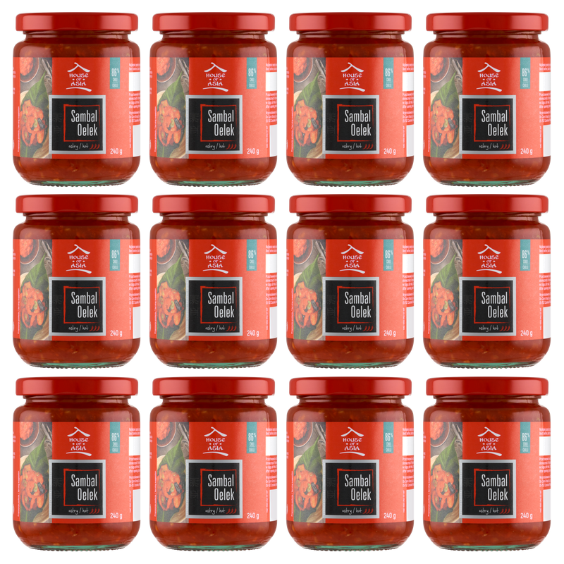 House of Asia sos chilli sambal oelek 240g X12