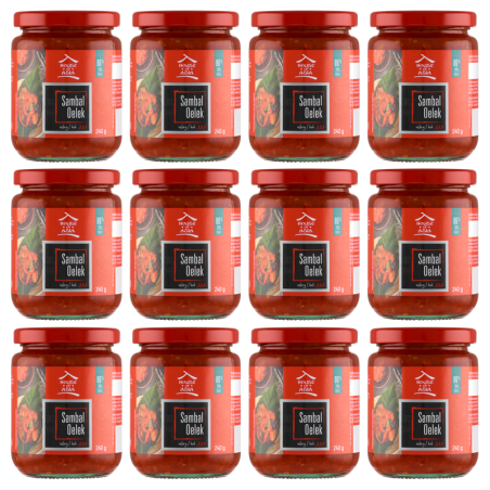 House of Asia sos chilli sambal oelek 240g X12