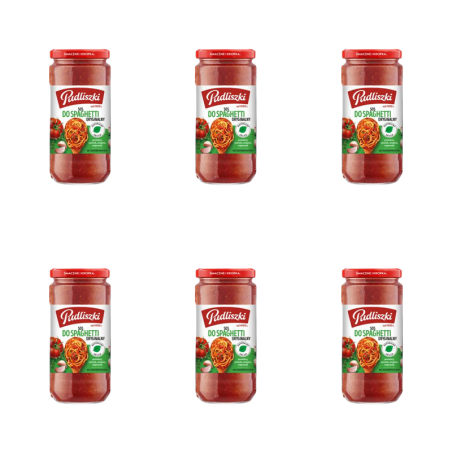Pudliszki Sos do spaghetti oryginalny 480g X6
