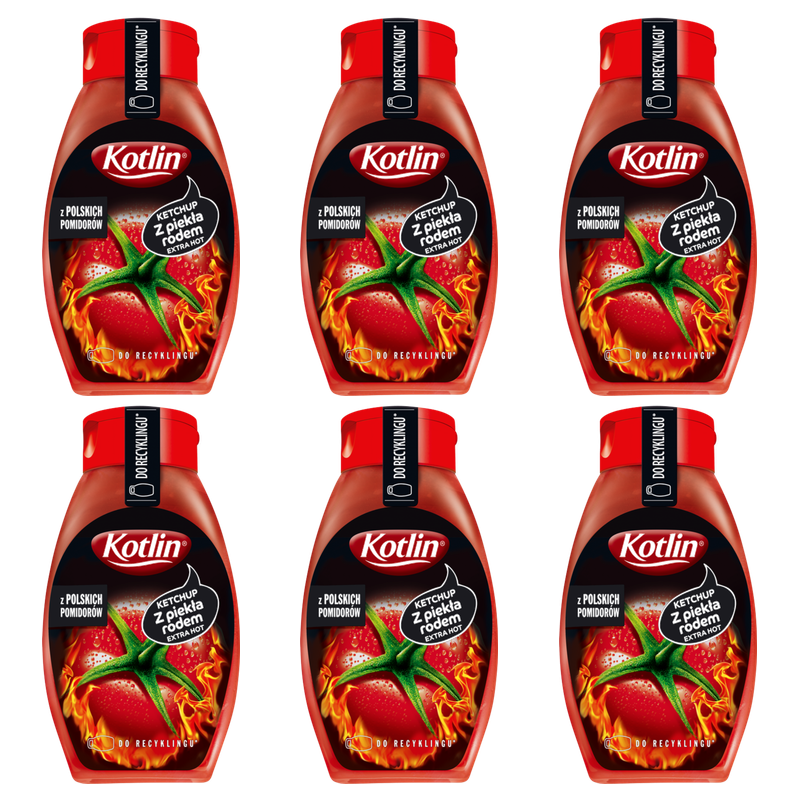 Kotlin Ketchup z piekła rodem 450 g X6