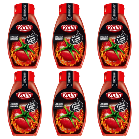 Kotlin Ketchup z piekła rodem 450 g X6