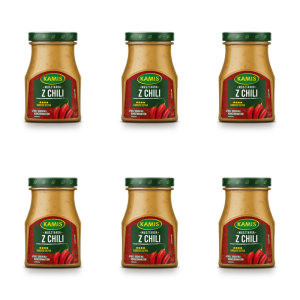 Kamis musztarda STRONG z chili ciętym 185g X6