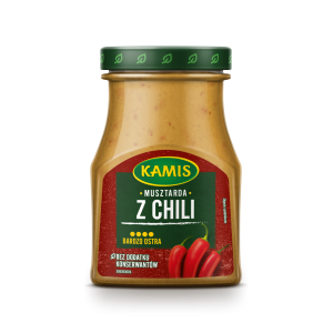 Kamis musztarda STRONG z chili ciętym 185g X6