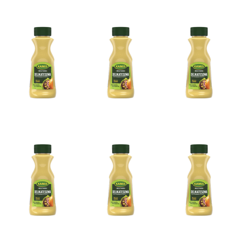 Kamis Musztarda delikatesowa 290g X6
