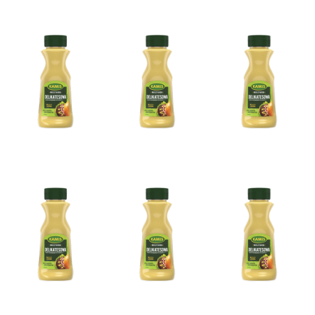Kamis Musztarda delikatesowa 290g X6