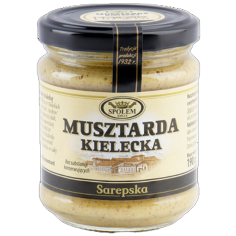 Musztarda Kielecka sarepska bez substancji konserwujących 190g