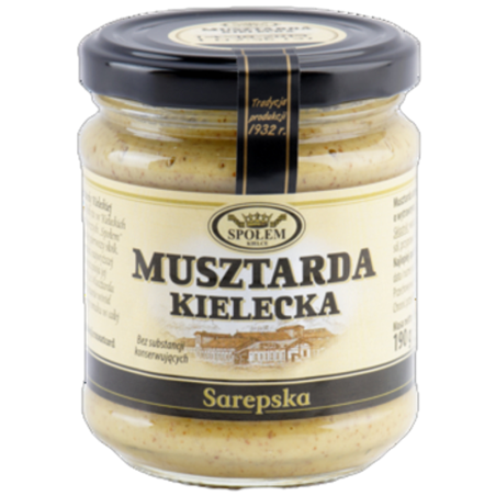 Musztarda Kielecka sarepska bez substancji konserwujących 190g