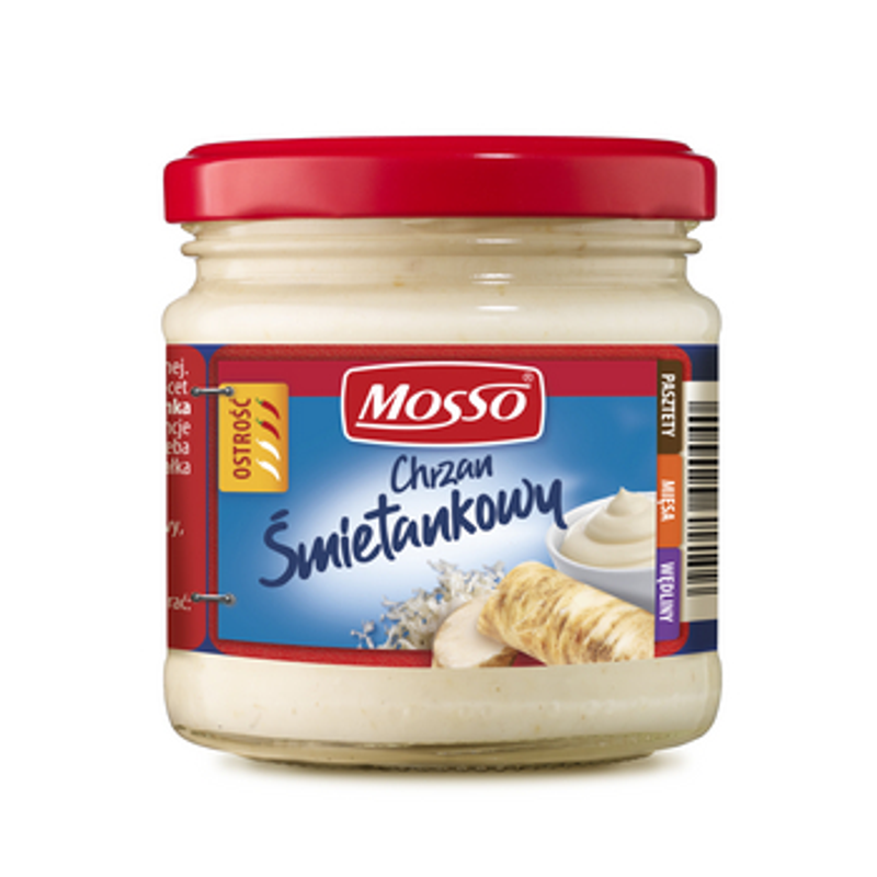 MOSSO Chrzan Śmietankowy 180 g