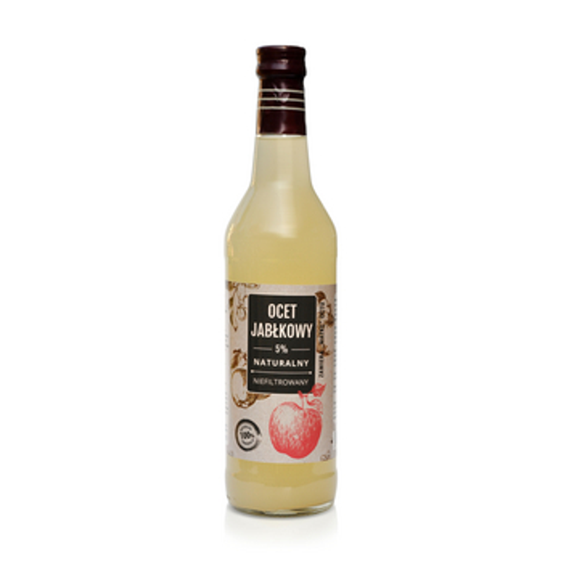 Ocet jabłkowy 5% niefiltrowany 500 ml NATURO