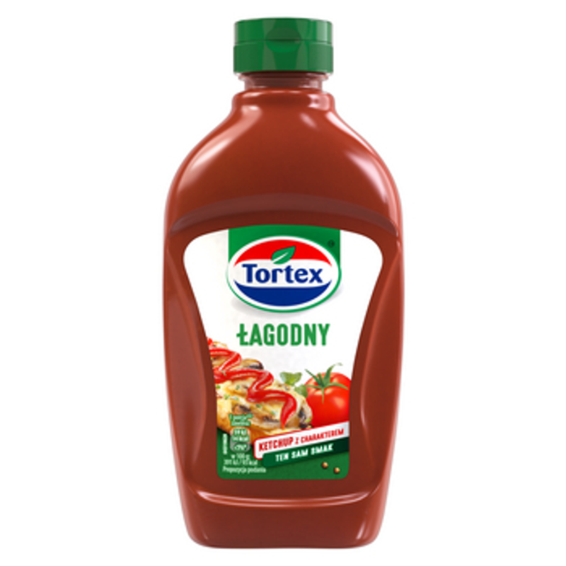 Tortex Ketchup łagodny 470g